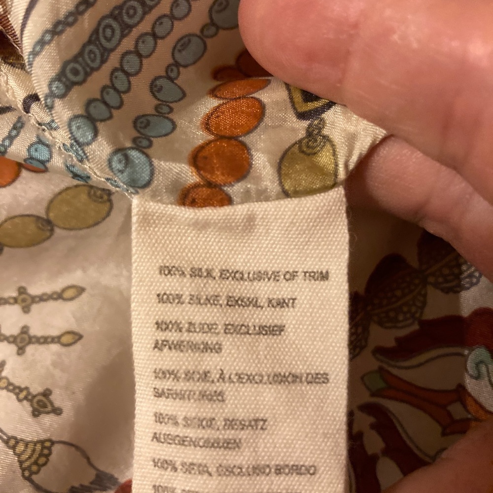 Johnny Was Silk Blouse Size XS - Picture 2 of 15